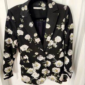 Alice + Olivia floral blazer size 8